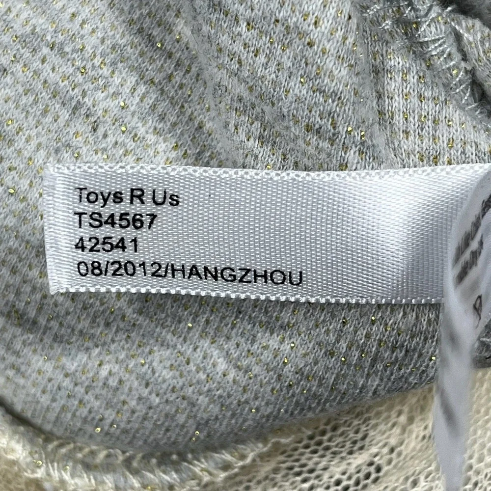 Vintage Truly Scrumptious by Heidi Klum Baby Tutu Dress Gray Glitter‎ Crown 12M